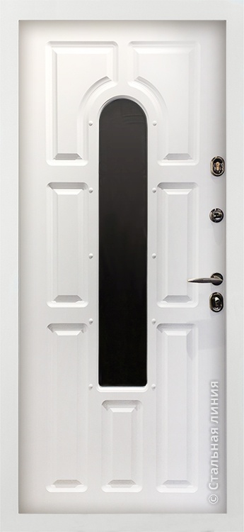 Входная дверь Тауэр SteelLak Protect «Белый фарфор»