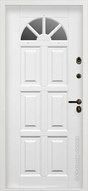 Входная дверь Кармен 5 SteelLak Protect «Белый»