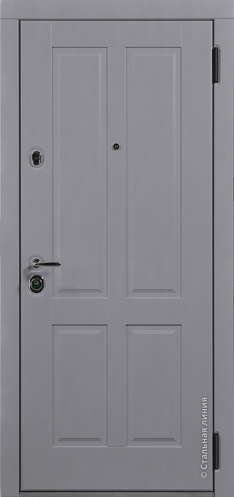 Входная дверь Марго SteelLak «Платиновый серый» 