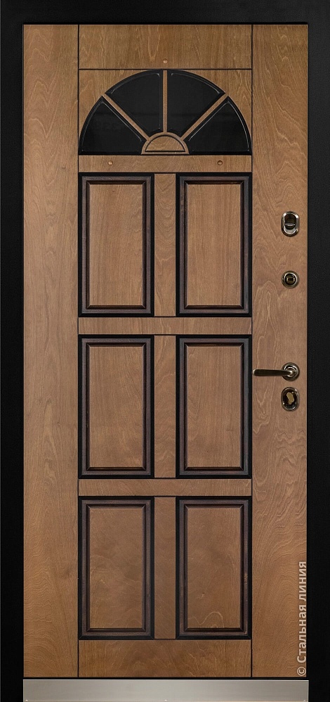 Входная дверь Кармен 2 Бьорк-панель «Шабо» с чёрной патиной