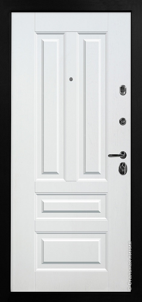 Входная дверь Бари 1 Экошпон Premium «Дуб снежный»