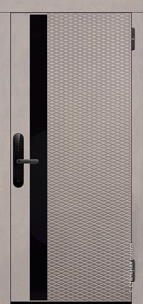 Входная дверь Алькасар + Aqara PVC «Серая лазурь»
