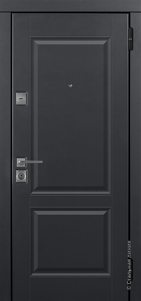 Входная дверь Николь М SteelLak «Антрацит» RAL 7016