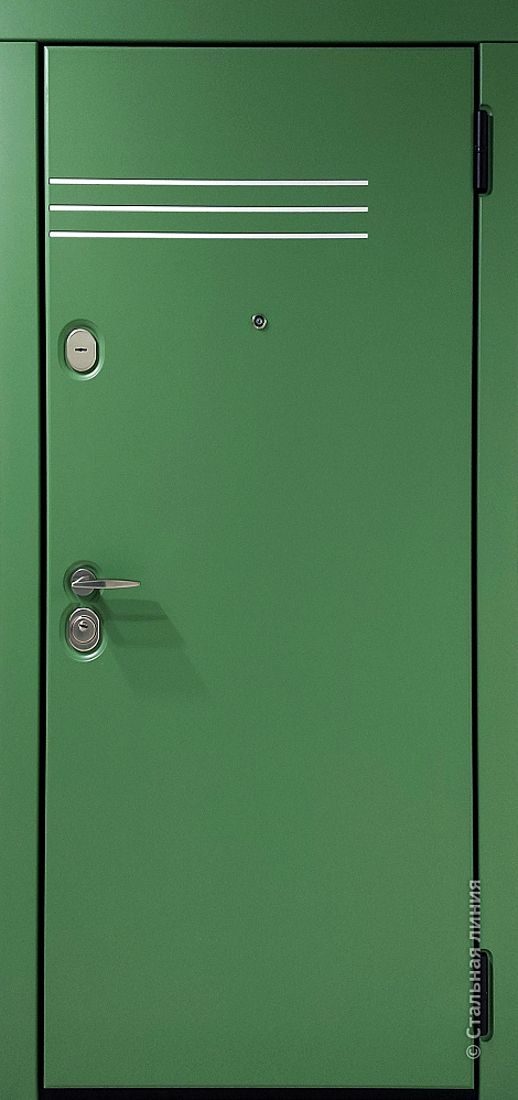 Входная дверь Веста SteelLak Protect «Оливковый» RAL 6011
