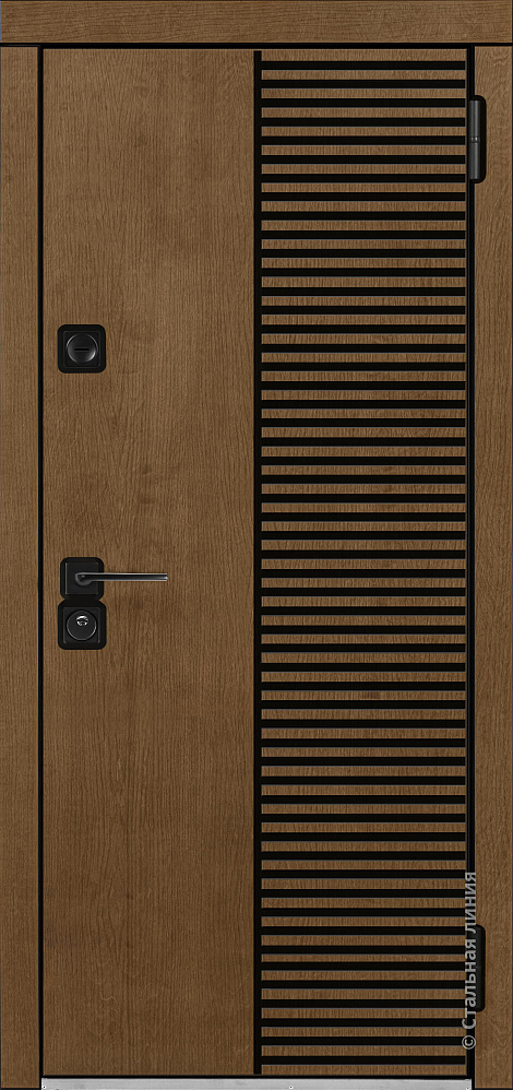 Входная дверь Квинс Конкорд-панель «Шабо» с чёрной патиной
