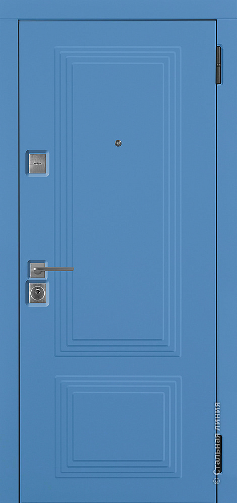 Входная дверь Галант SteelLak «Небесно-голубой»