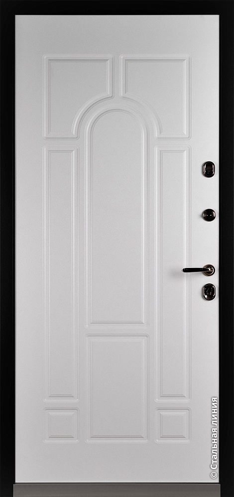 Входная дверь Готика SteelTex Protect «Белый»