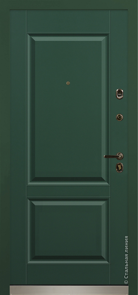 Входная дверь Аркада SteelLak «Зелёный турмалин»