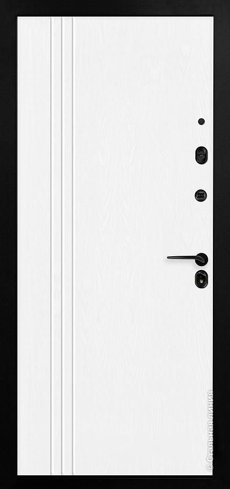Входная дверь Бриссак М PVC «Лиственница белая»
