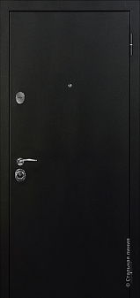 Входная дверь «Нова Лайт 60x Металл Муар Искра - Венге Шоколадный» - Стальная линия