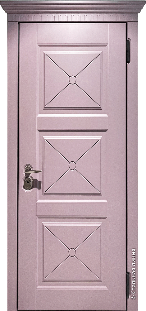 Входная дверь Тулон SteelLak «Пепельно-розовый»