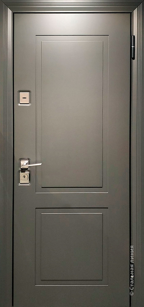 Входная дверь Модена SteelLak «Серый графит» RAL 7043