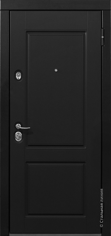 Входная дверь Бенита Soft Touch «Чёрный кашемир»