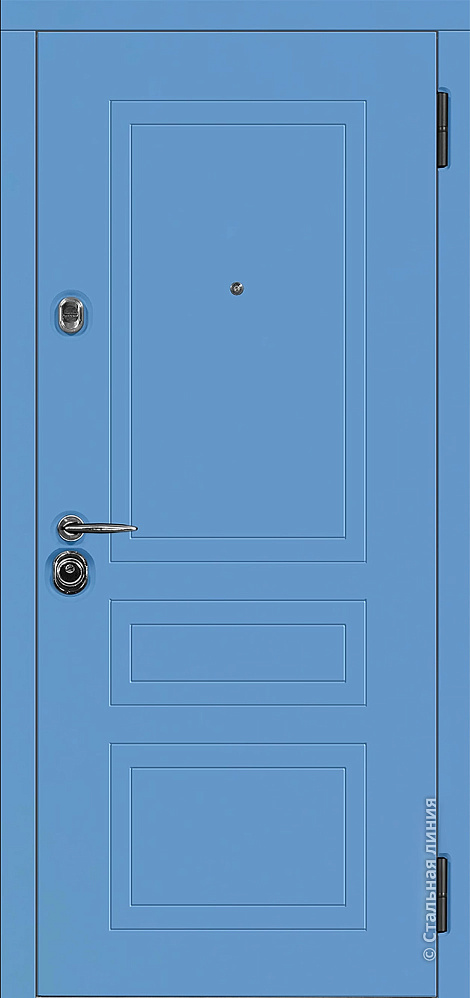 Входная дверь Амьен SteelLak «Небесно-голубой» NCS S 3030-R90B
