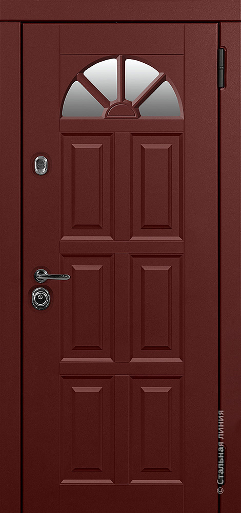 Входная дверь Кармен М SteelLak «Марсала» с металликом