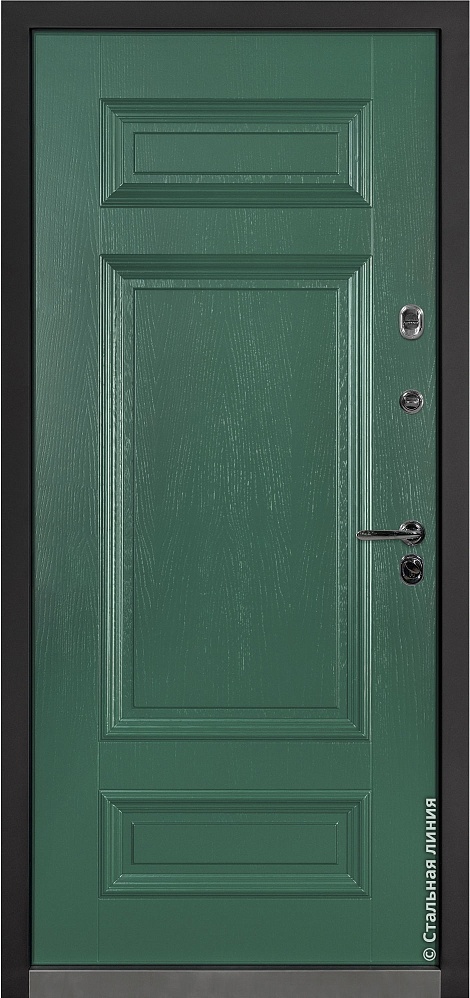 Входная дверь Сюита OakPanel «Натуральный зелёный»