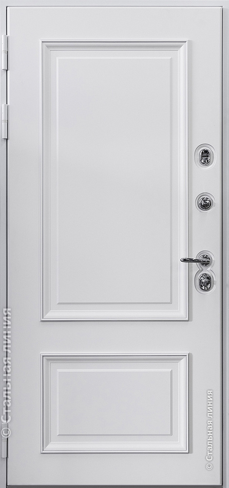 Входная дверь Изумруд SteelLak Protect «Снежный кашемир»