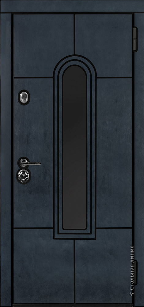Входная дверь Алькор Бьорк-панель «Индиго»
