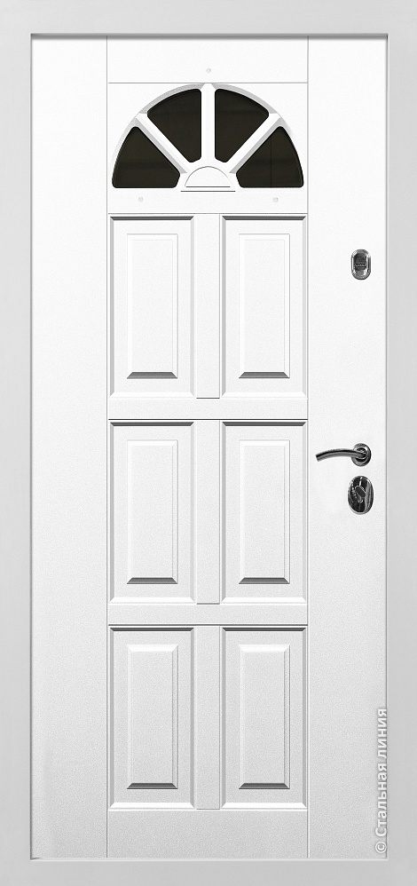 Входная дверь Кармен SteelLak Protect «Белый»