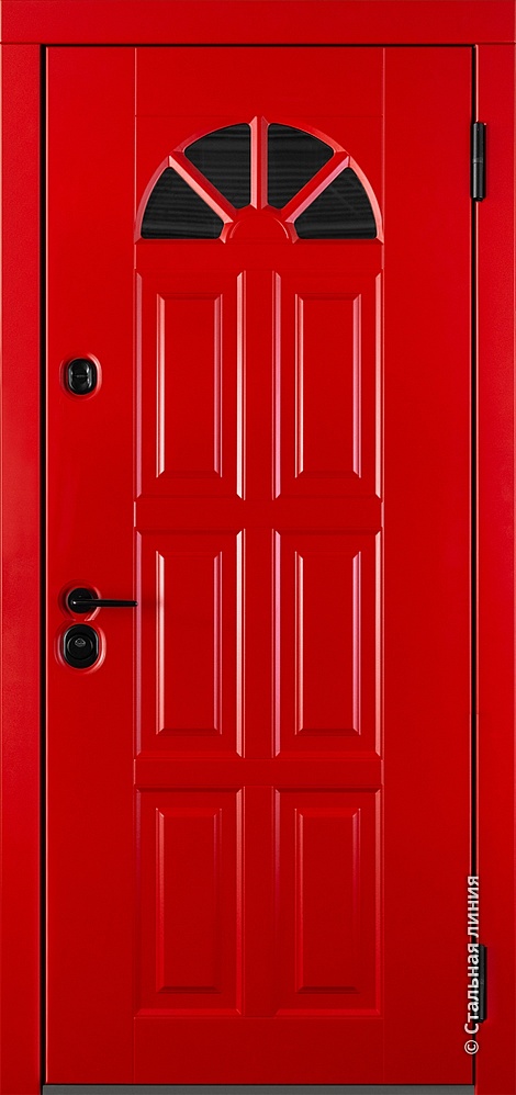 Входная дверь Кармен 6 SteelLak «Красный»