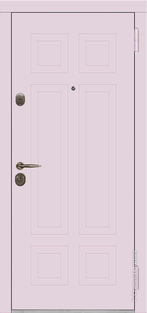 Входная дверь Тулуза SteelLak «Светло-розовый»