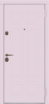 Входная дверь «Тулуза-70-светло-розовый» - Стальная линия