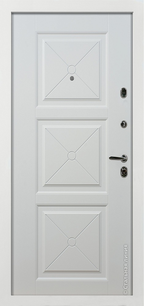 Входная дверь Тулон  SteelLak «Белый»