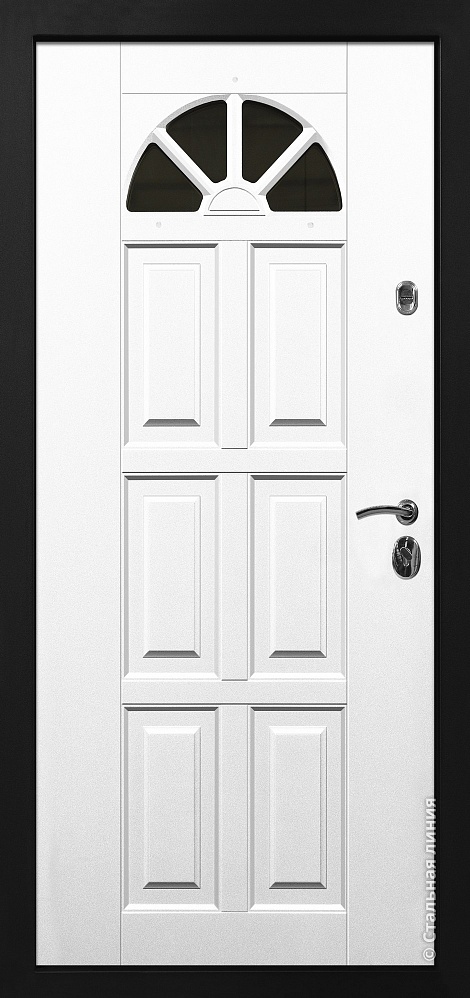 Входная дверь Кармен SteelTex Protect «Белый»