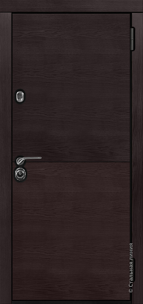 Входная дверь Идальго Конкорд-панель «Либерика» с чёрной патиной