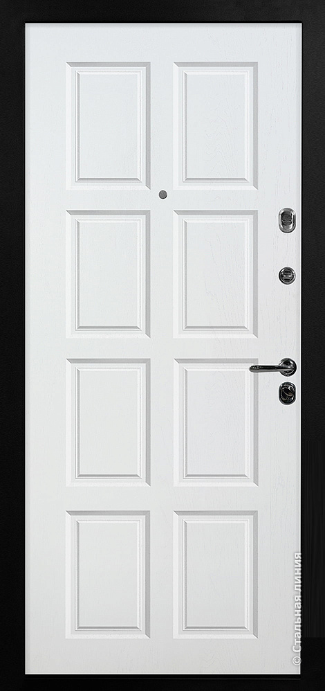 Входная дверь Шато М SteelTex «Белый»