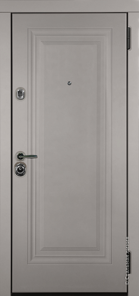 Входная дверь Флорентина SteelLak «Платиновый серый»