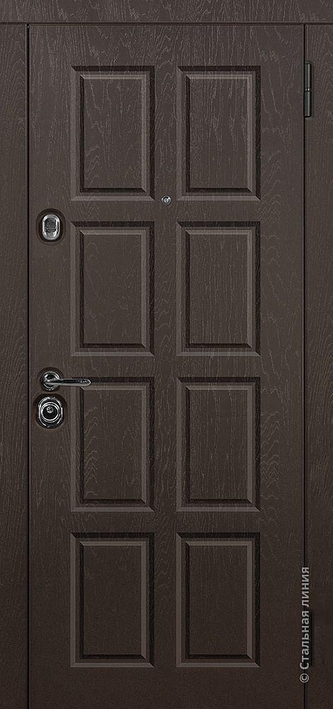 Входная дверь Шато М SteelLak «Коричневый» с металликом