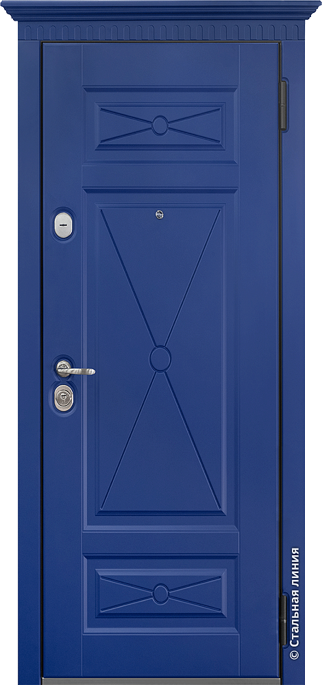 Входная дверь Париж 2 SteelLak Protect «Синий»