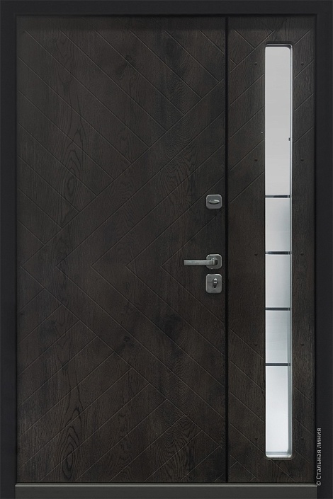 Входная дверь Лимба 3 Экошпон Premium «Дуб йорк серый»