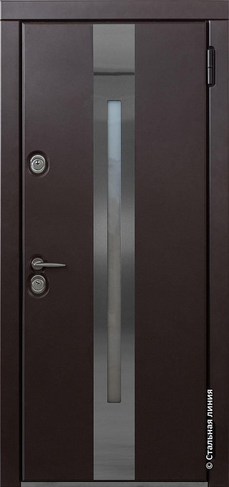 Входная дверь Хортен SteelLak Protect «Коричневый»
