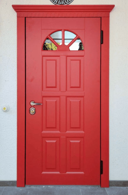 Яркая дверь «Кармен» с окном